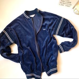 Vintage Christian Dior Monsieur velour bomber